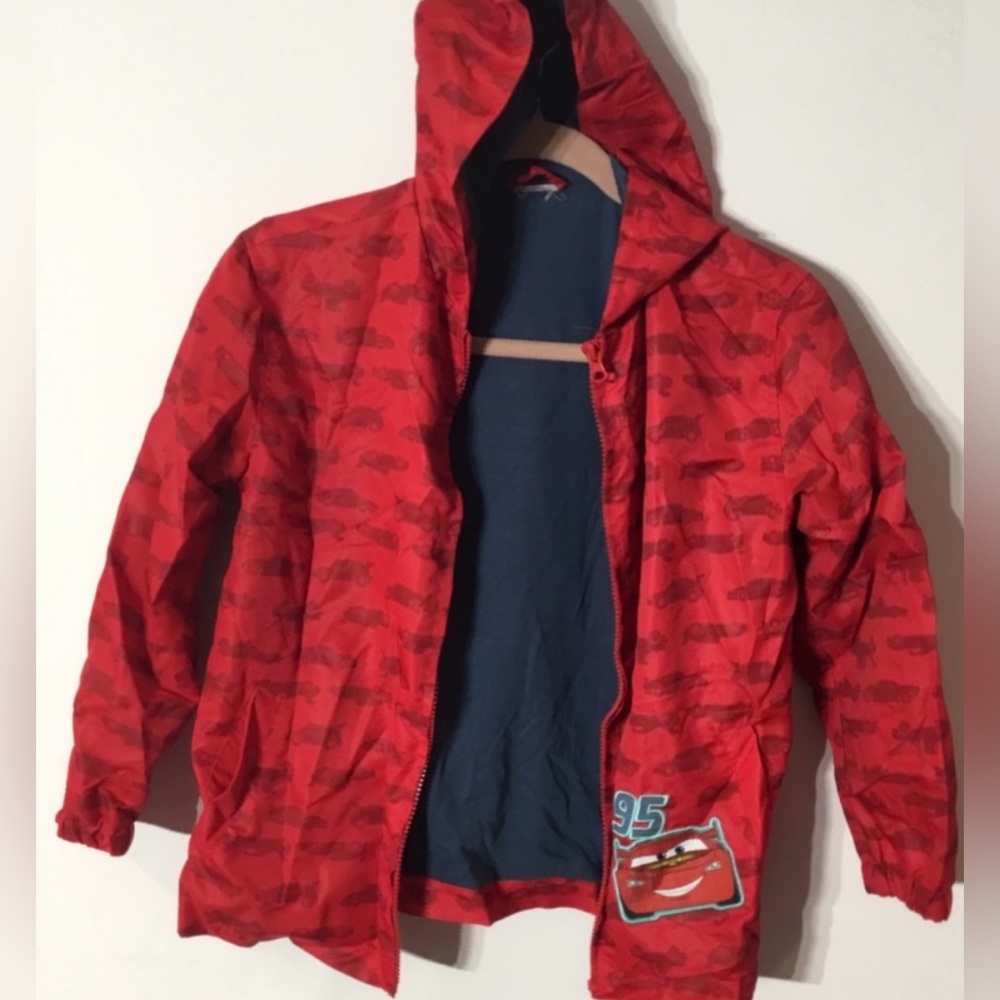 Disney Store Boys Cars Lightweight Jacket Lightening McQueen